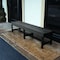 Highwood Usa 6ft Commercial Grade Backless Picnic Bench Outdoor Furniture for Patio, Yard and Garden CM-BENSQ61-BKE - alternate 3